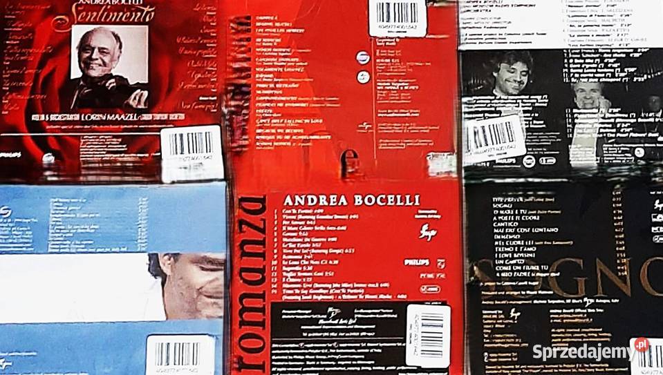 Znakomity Zestaw 5 Albumów CD ANDREA BOCELLI Warszawa