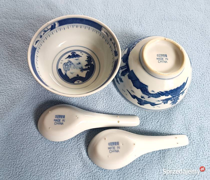 Miseczki do potraw azjatyckich z łyżeczkami Opole