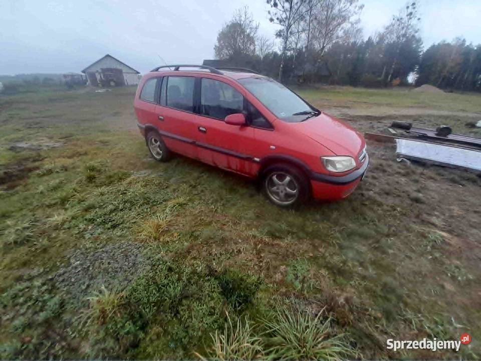 Opel Zafira Siedmio osobowy silnik 16 gazbenzyna Turośl sprzedam