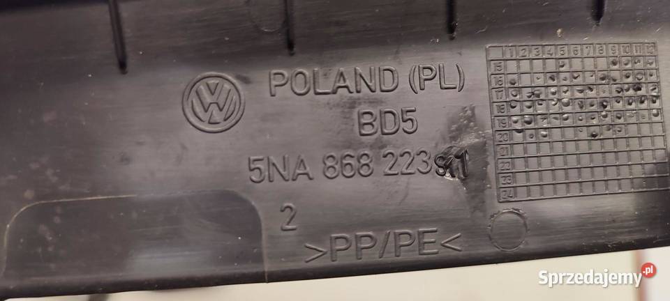 VW TIGUAN ALLSPACE OSŁONA SŁUPKA LEWA 5NA868223