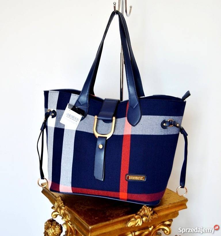 BURBERRY TOREBKA BURBERRY KRATKA SZOPERKA biały Bydgoszcz