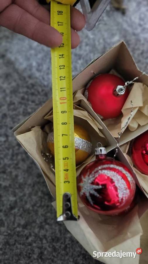Bombki szklane dekoracja Ciechanowiec