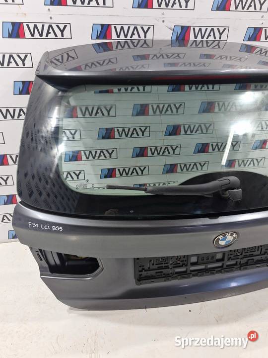 BMW 3 F31 KLAPA BAGAŻNIKA TYŁ TYLNA B39 dolnośląskie