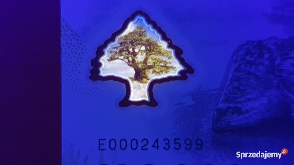 LIBAN 100000 livrów 2020 r UNC PWPW Numizmatyka pomorskie Lębork