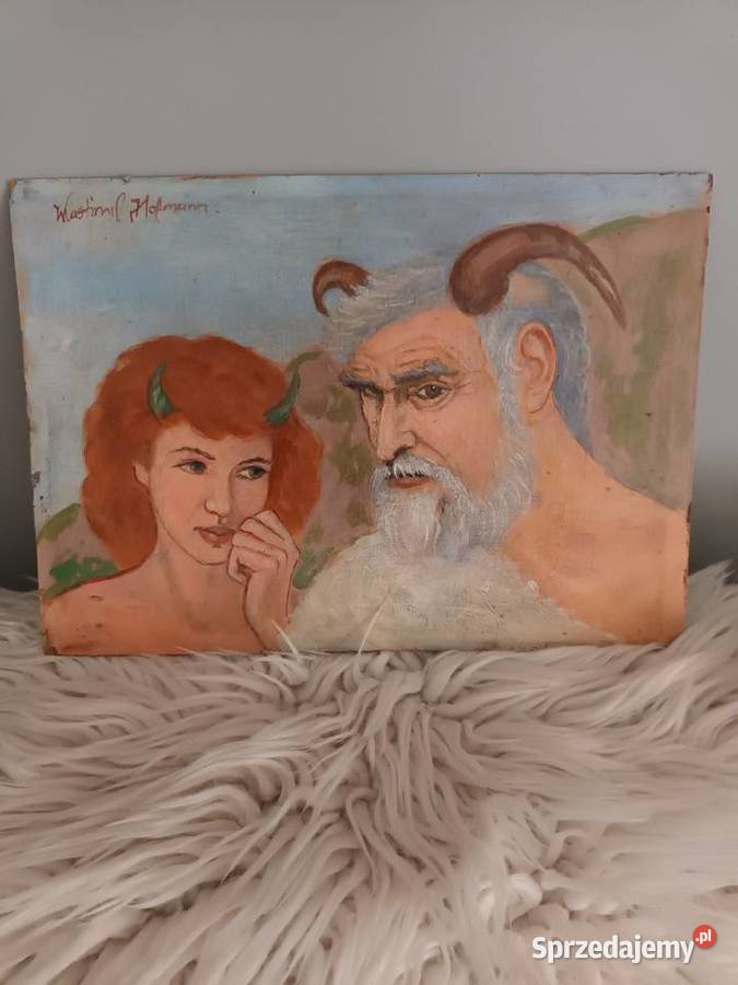 Sprzedam stary obraz olejny Malbork sprzedam