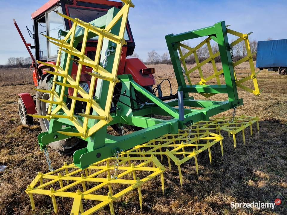 Brona polowa CIĘŻKA Hydraulicznie składana ząb nieuszkodzony mazowieckie Ciechanów