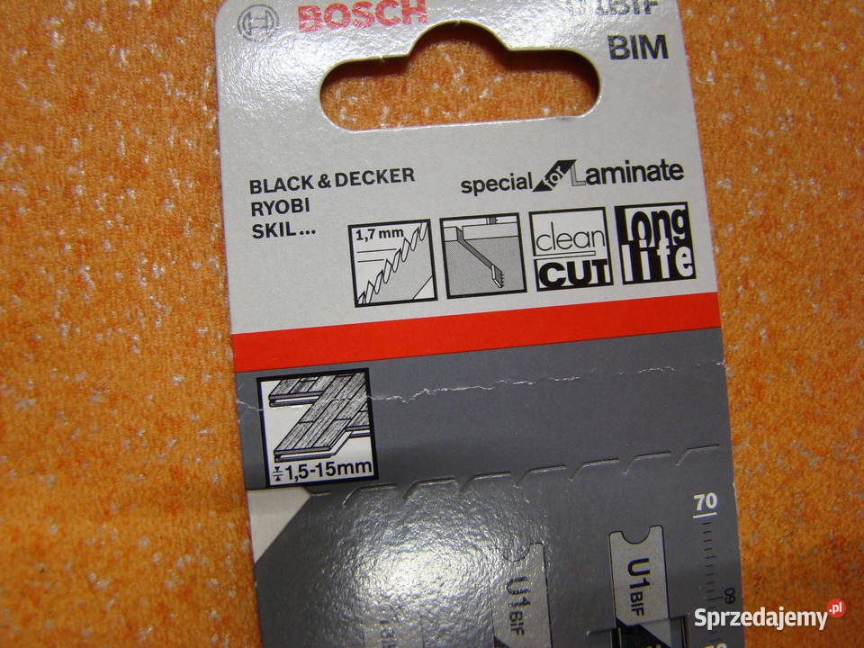 Brzeszczot BOSCH typ U 1 BIF 3 Ref 2 608 636 433 Ręczne Bielsko-Biała