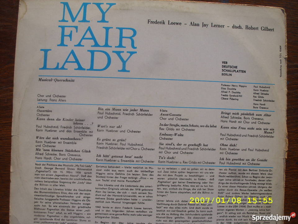 LP MUSICALSMY FAIR LADY dolnośląskie Wołów
