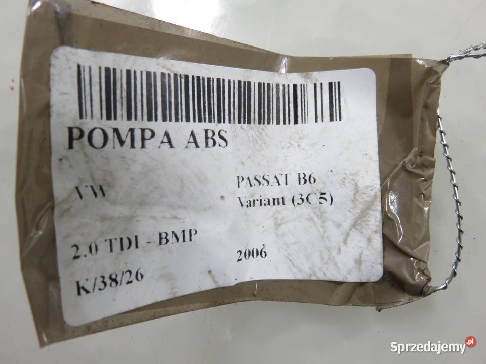 POMPA ABS VW PASSAT B6 3C5 16332401 3C0614095P