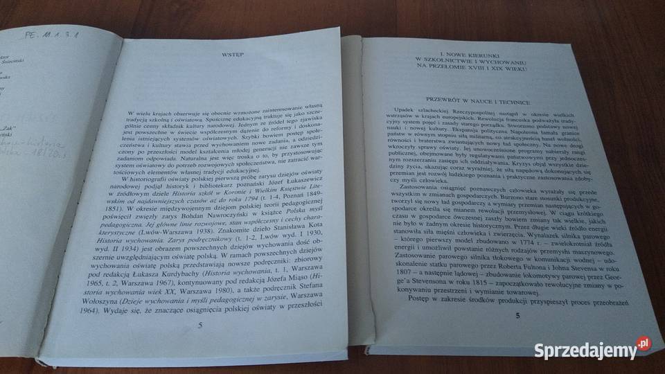 Dzieje oświaty polskiej Tom 12 do 1795 17951945 Książki naukowe i popularnonaukowe Gdańsk