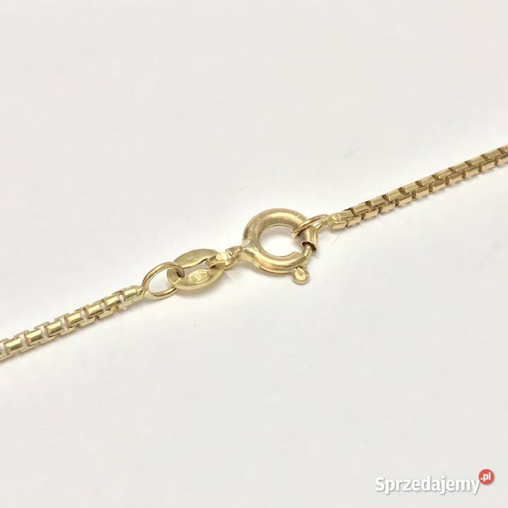 Złoty ŁAŃCUSZEK damski 8K cudowna ŻMIJKA 45 złote Warszawa