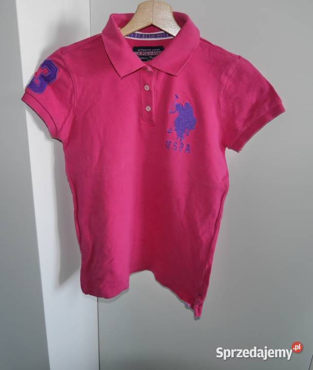US Polo ASSN koszulka polo 34 XS 36 S różowy Wrocław