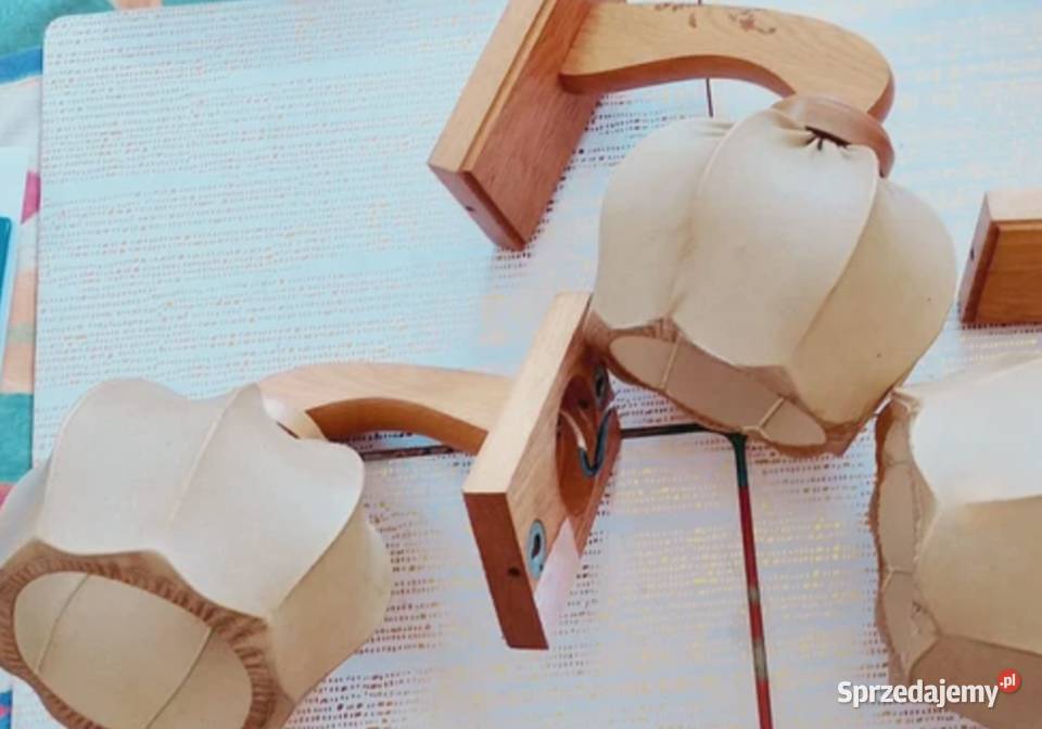 Kinkiety DAGO PRL Komplet 3 Wąbrzeźno