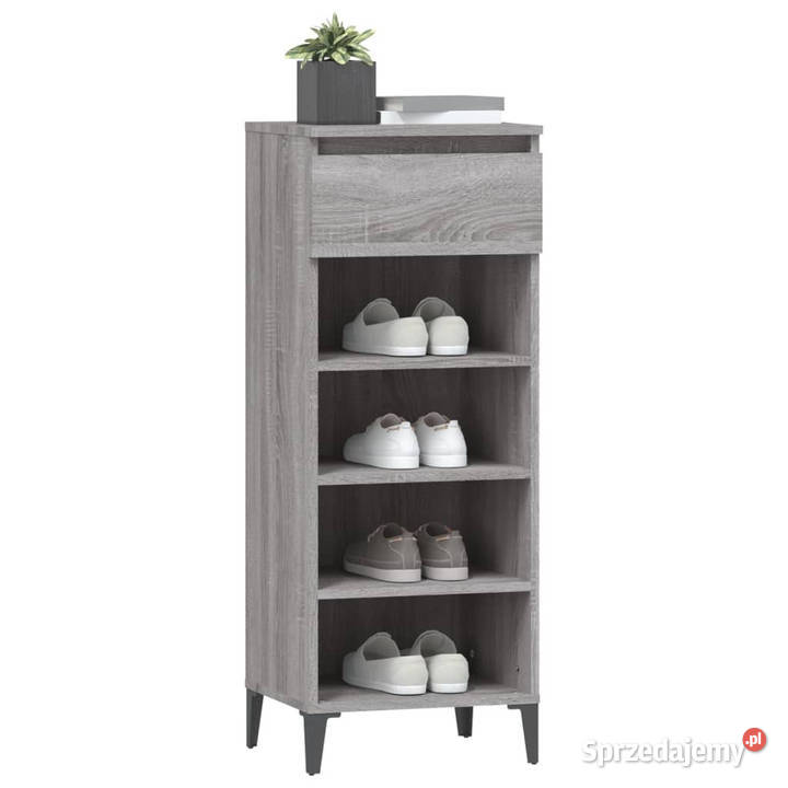 Szafka na buty szary dąb sonoma 40x36x105 Warszawa