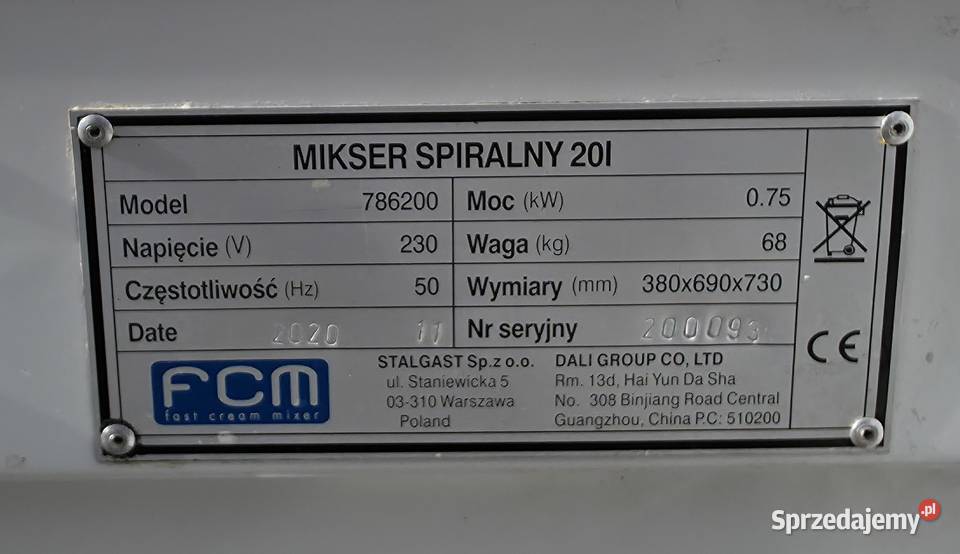 Mieszałka 922536 Warszawa