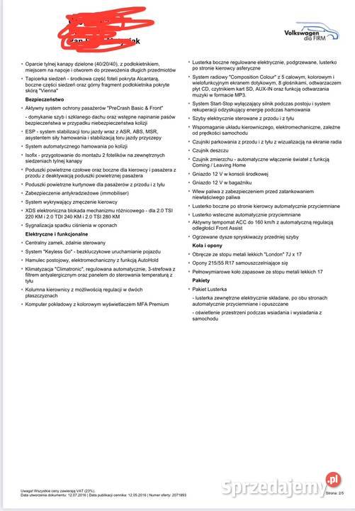 Volkswagen Passat 20 BITDI Salon Polska FULL