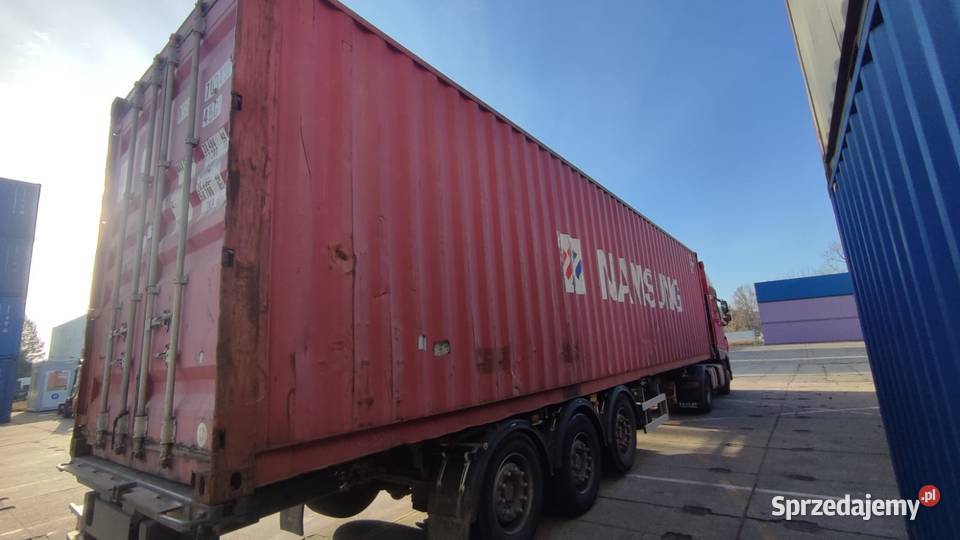 Kontener morski 12 metrowy 40 HC Pewny Kontener Magazynowanie podlaskie Łomża