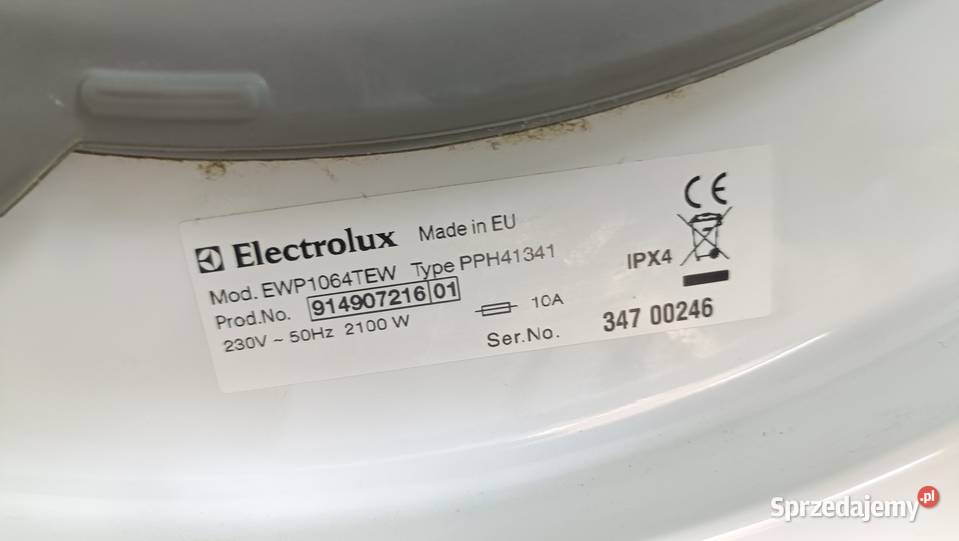 ELEKTROLUX EWP1064EW Pralka zadbana wolnostojące Poznań sprzedam