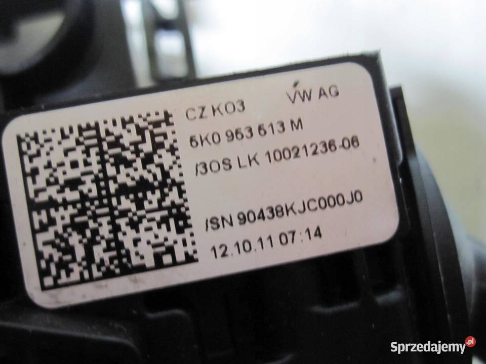 VW GOLF VI 20 TDI 11r przełącznik zespolony