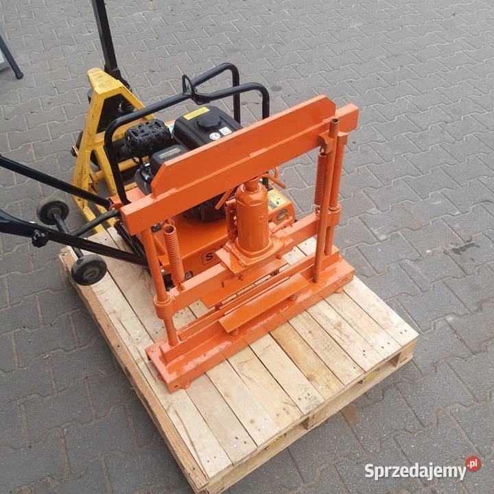 Hydrauliczna gilotyna do kostki brukowej łuparka Grójec