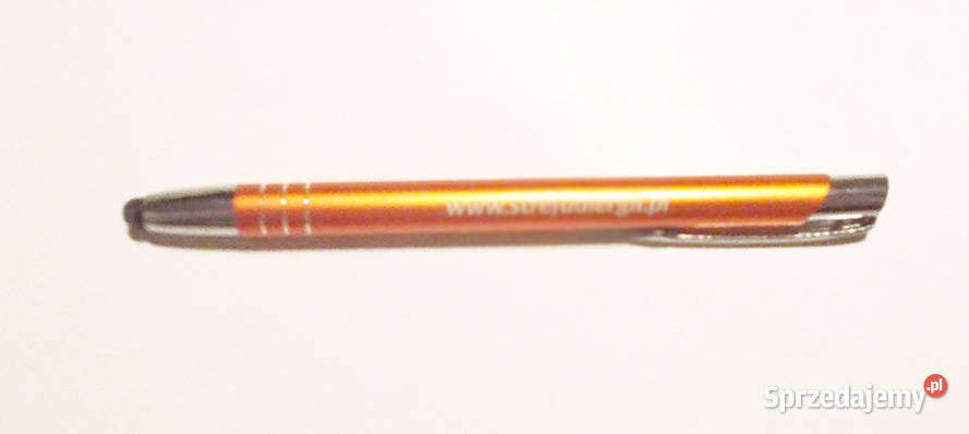 touch pen długopis pomarańczowy długopis z gumką sprzedam