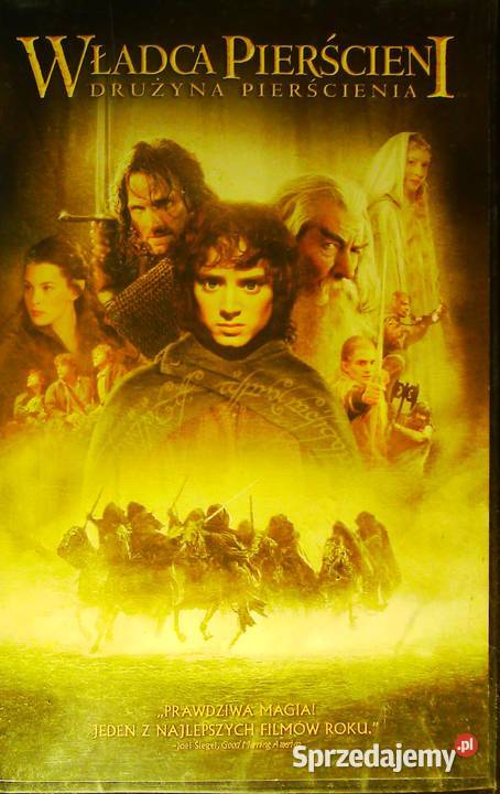 Kaseta VHS firmowo nagrana Władca pierścieni Kraków sprzedam