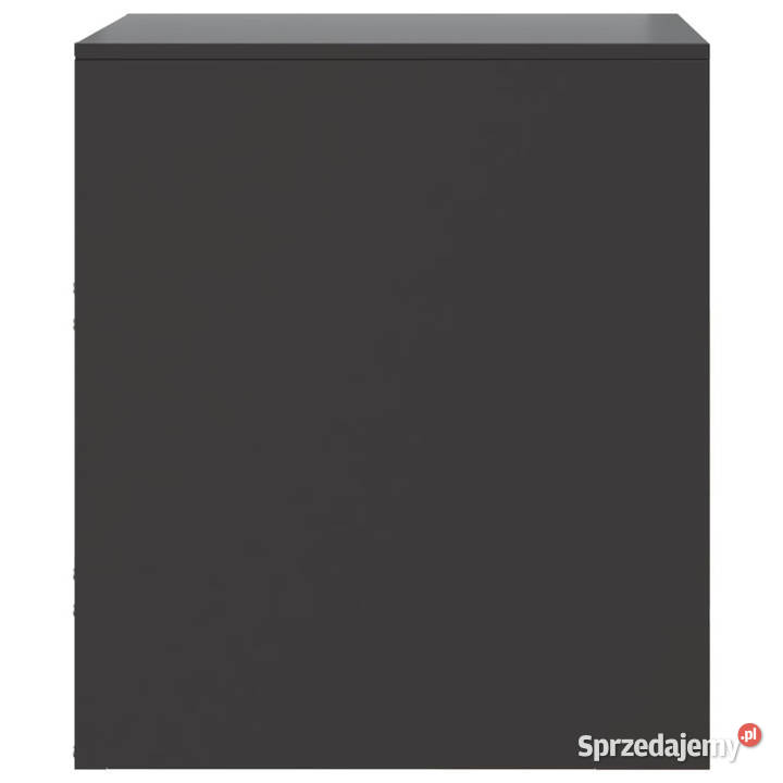 Szafki nocne 2 czarne 345x39x44 stal WM841620