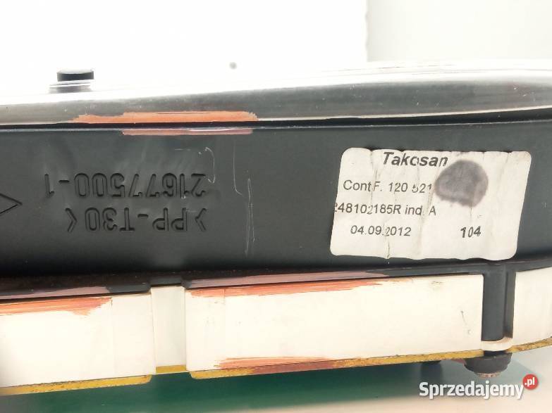 LICZNIK 248102185R Dacia Logan I 20042012 Rok produkcji 2012