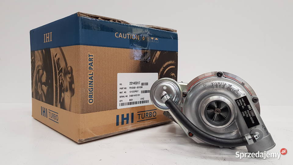 Nowa turbosprężarka firmy IHI CYEZ F51CADS0155B Siedlce
