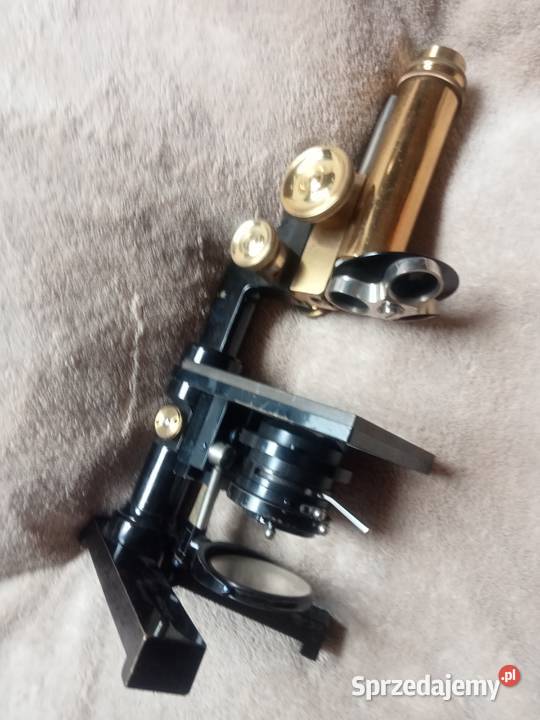 Mikroskop Leitz Wetzlar etui stara Leica 1913r Antyki Grójec sprzedam