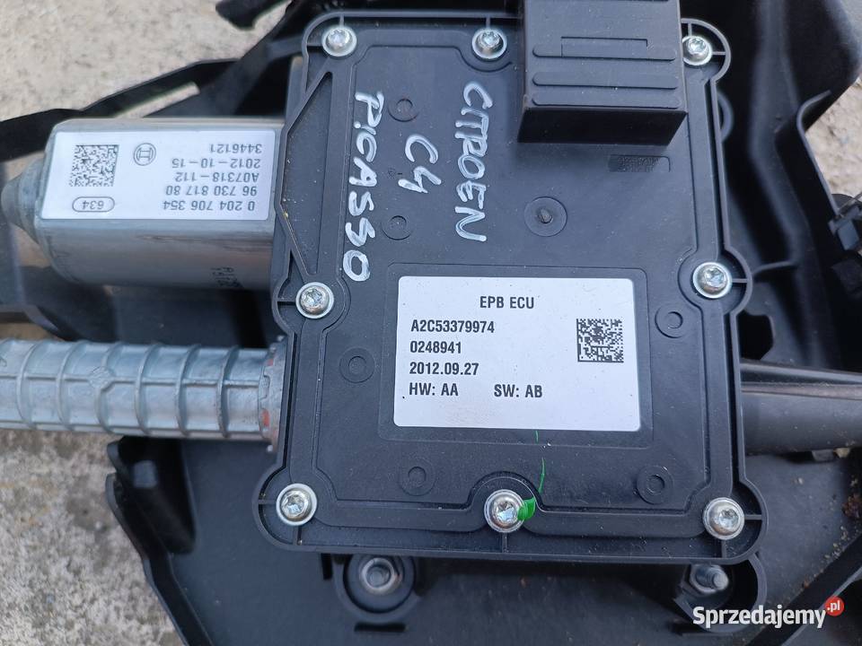 0204706354 Hamulec ręczny elektryczny Citroen C4 Wał-Ruda