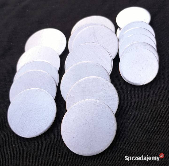 Krążki aluminiowe 20 mm 15 mm pakiet 200 Białystok