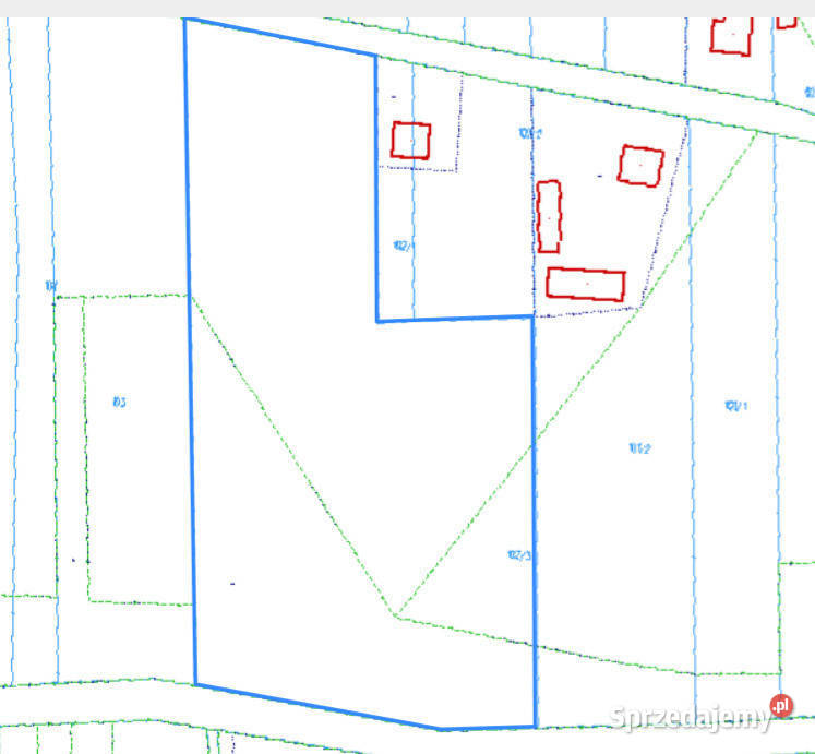 1500 m pod dom MPZP MR spokojna okolica asfalt Pieniany-Kolonia