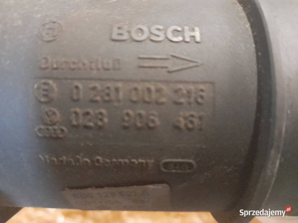 Przepływomierz Przepływka Audi a4 b5 19 osobowe Sosnówka