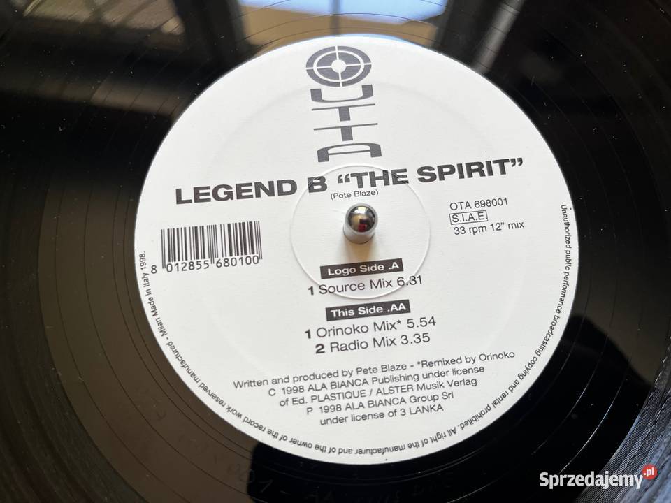 Legend B The Spirit Trance elektroniczna Błażejowice