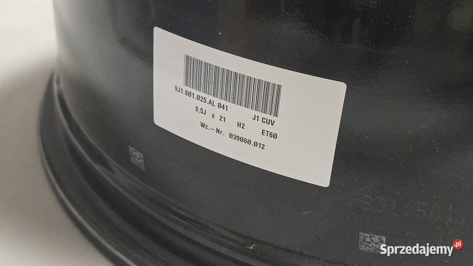 Alufelgi 21 Porsche Taycan 9J1 9J1601025AL felgi aluminiowe Samochodowe pomorskie Wejherowo