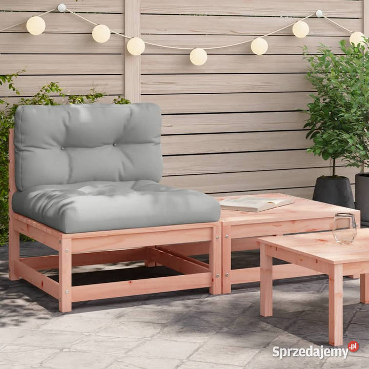 Ogrodowa sofa bez podłokietników z poduszkami i Warszawa