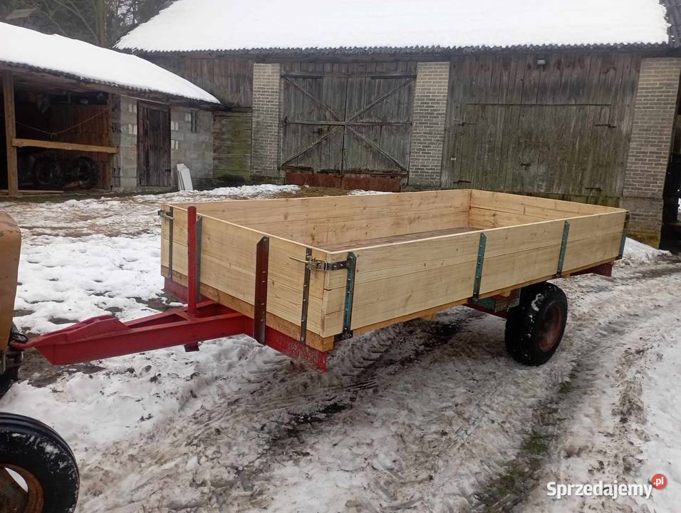 Przyczepa jednoosiowa nieuszkodzony Krasnobród