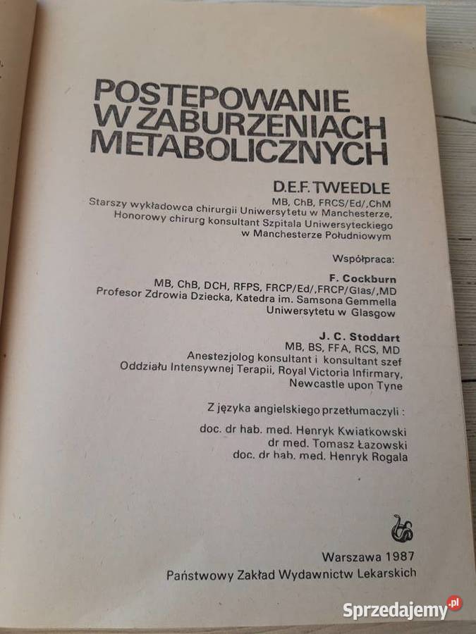 Postępowanie w zaburzeniach metabolicznych DEF Bielsko-Biała