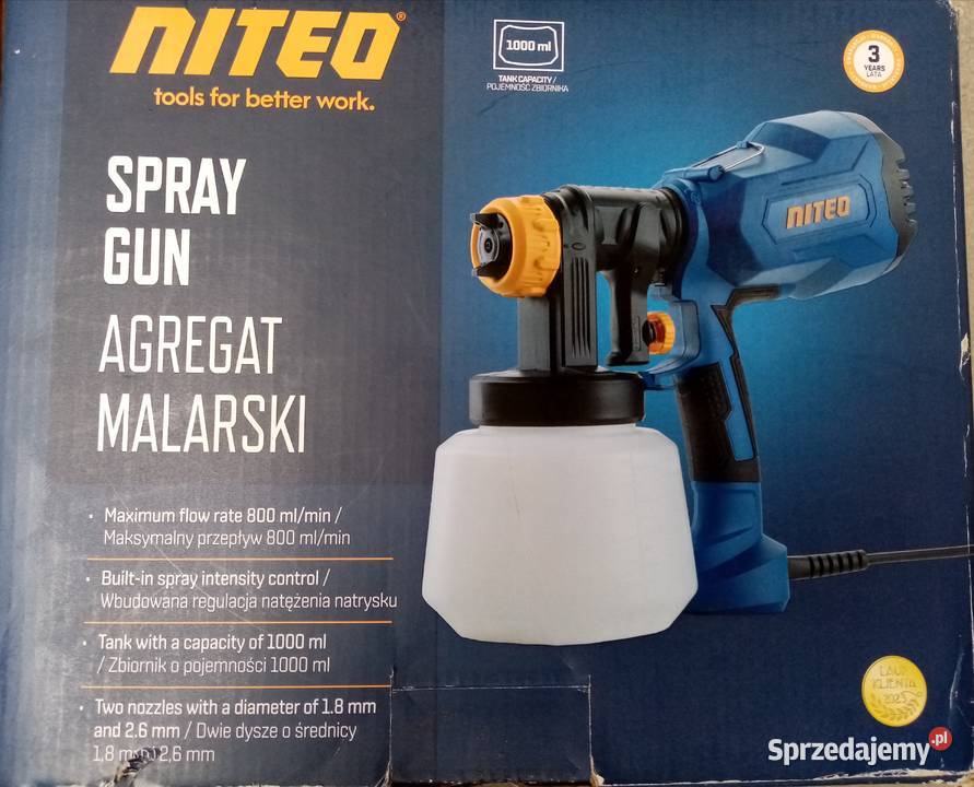 Pistolet agregat malarski Nowy nie używany Malarskie Wieliczka