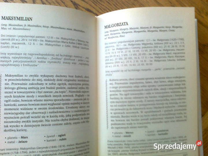 Księga imion Marek Urbański Warszawa