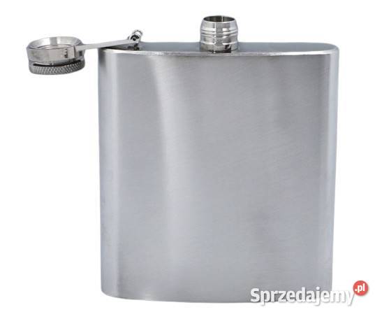 Elegancka Srebrna Piersiówka ze Stali Ostrowy nad Okszą sprzedam