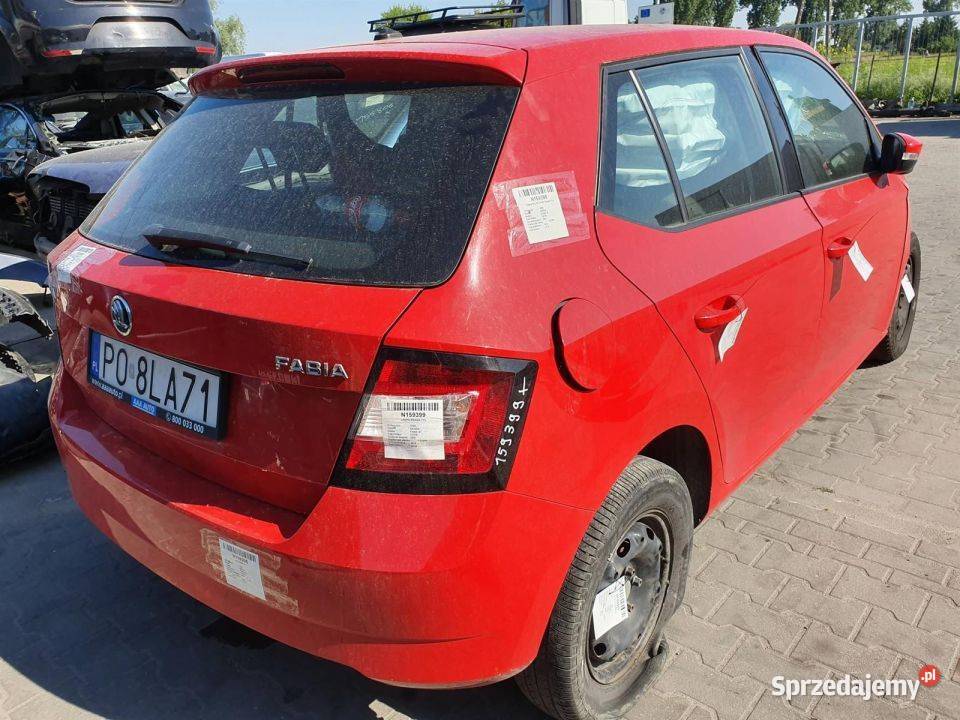 ĆWIARTKA BŁOTNIK PRAWY TYŁ SKODA FABIA III Pozostałe Lipno