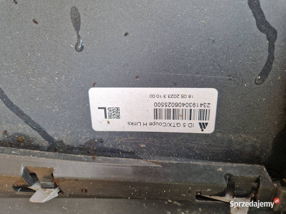 VW ID5 GTX ZDERZAK TYŁ 11E807521A Zderzaki wielkopolskie Słowikowo