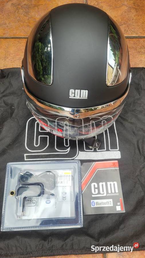 Nowy kask motocyklowy L firmy CGM Kaski Piła