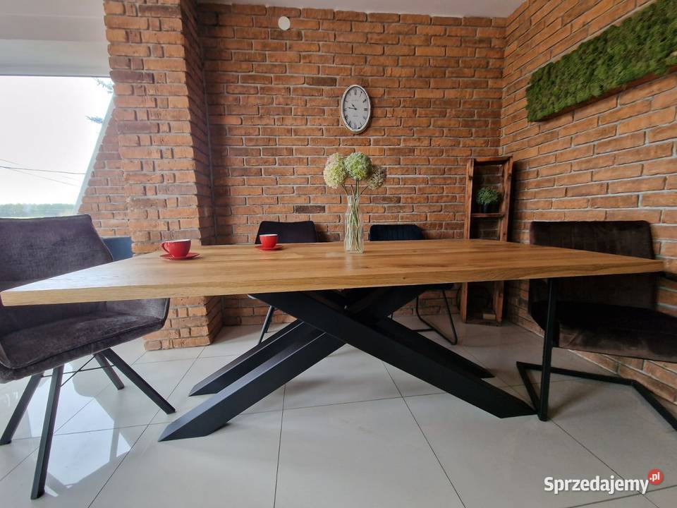 stół dębowy lity 230x100 producent dostępny ręki Zimnowoda