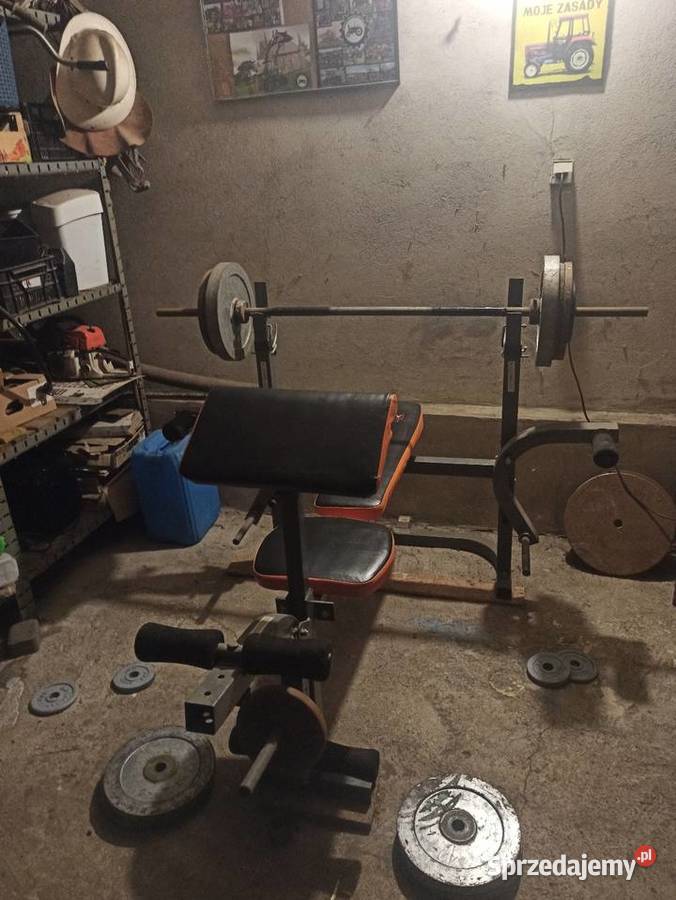 Ławka treningowa Sprzęt do ćwiczeń Koziegłowy