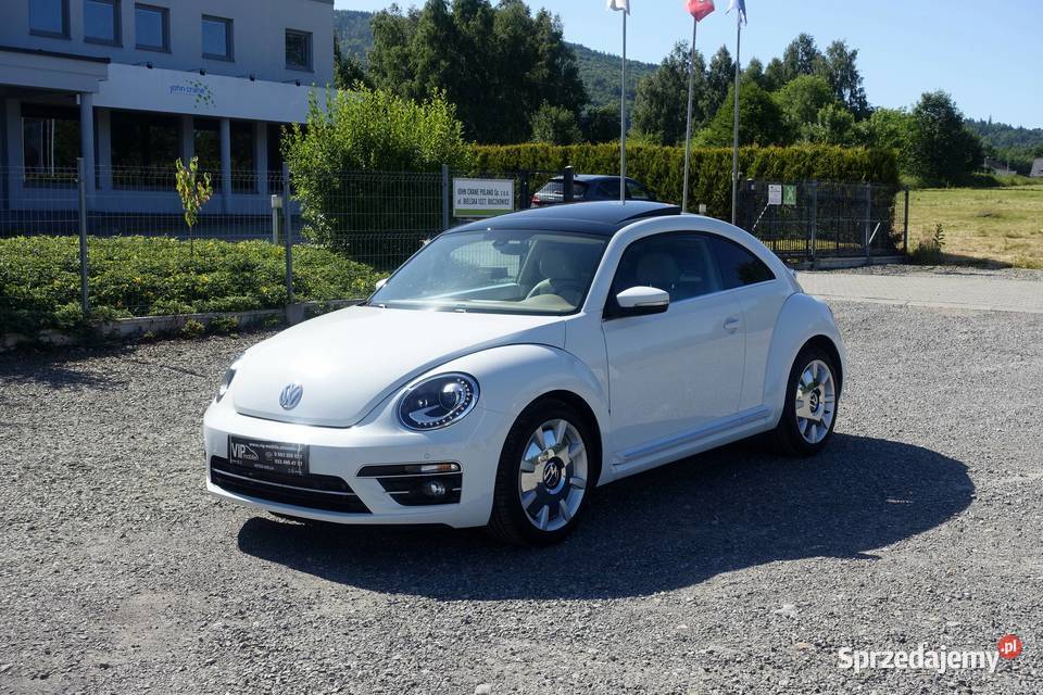 VW BETTLE 20TFSI 220 SKÓRA FULL LED NAVI światła przeciwmgielne Beetle Buczkowice