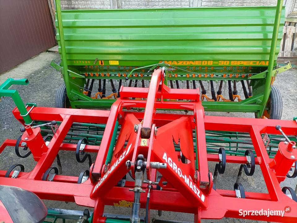 Zestaw Uprawowo Siewny Agro Masz Siewnik Amazone nieuszkodzony Siewniki i sadzarki Modliborzyce