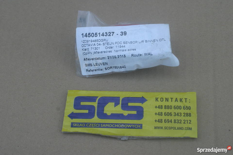 SKODA OCTAVIA II MOCOWANIE KOSZYCZEK PDC Bieleń